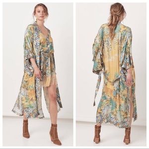5⭐️NEW Floral Gypsy Boho Willow Kimono Robe Duster